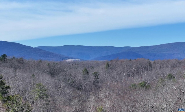 view of mountain feature