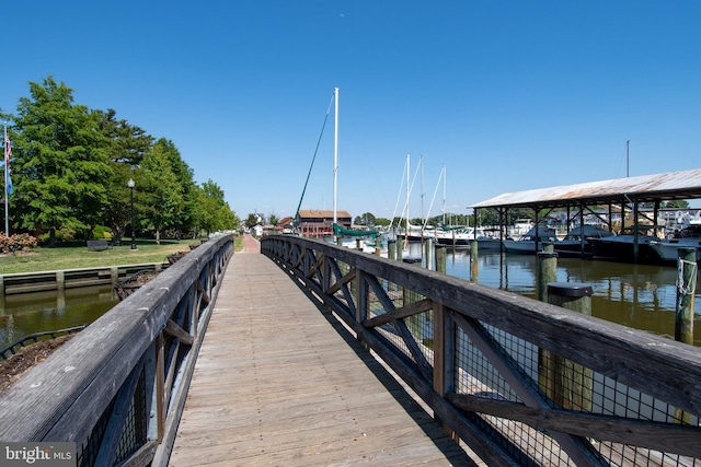 901 S Talbot, Saint Michaels, MD 21663 - view of dock featuring a water view