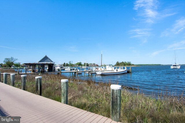 901 S Talbot, Saint Michaels, MD 21663 - view of dock with a water view