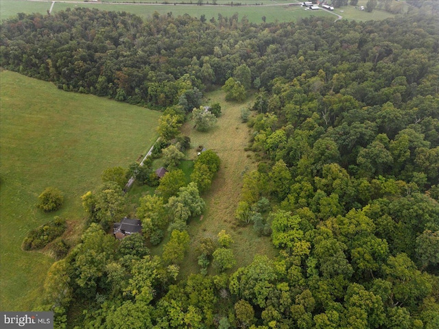 306 Burnt Church Rd, Winchester, VA 22603 - aerial view featuring a wooded view and a rural view