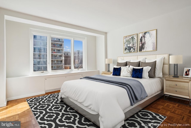 2475 Virginia Ave NW Unit 618, Washington, DC 20037 - bedroom featuring a city view and radiator heating unit