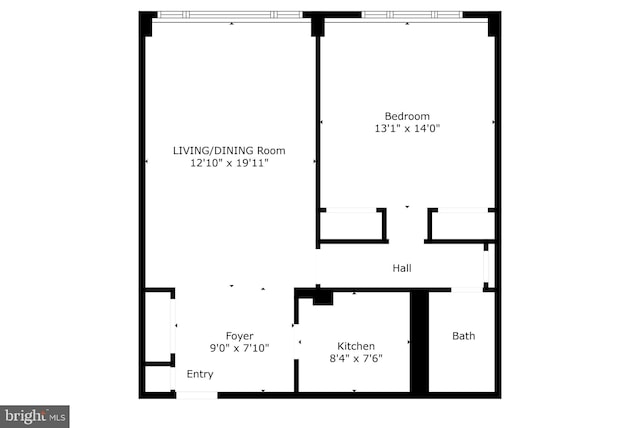 2475 Virginia Ave NW Unit 618, Washington, DC 20037 - floor plan