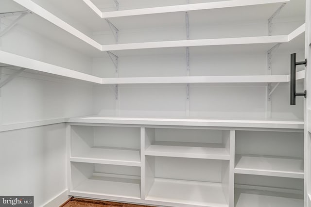 view of pantry