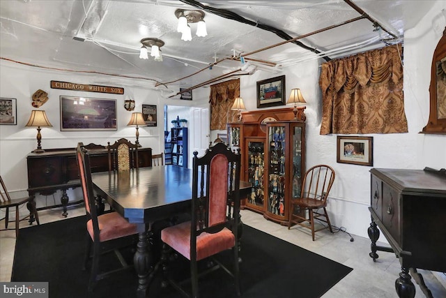 view of dining area