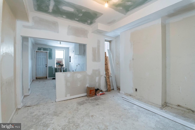 view of unfurnished living room