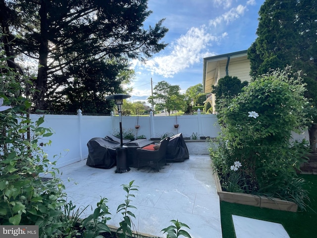 1700 Verbena St NW, Washington, DC 20012 - view of patio / terrace featuring fence