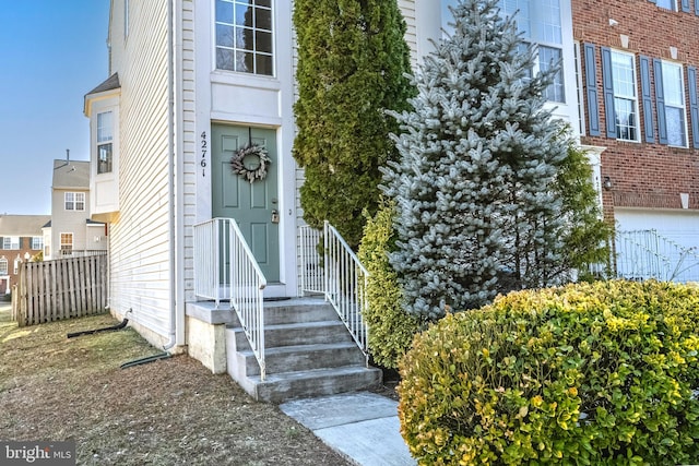 view of property entrance