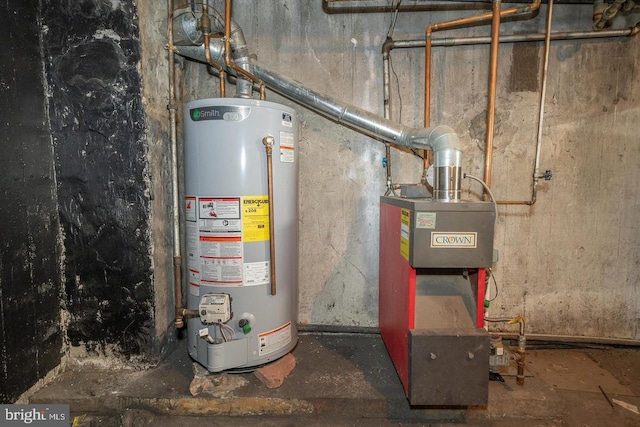 utilities with gas water heater