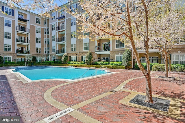 view of community pool