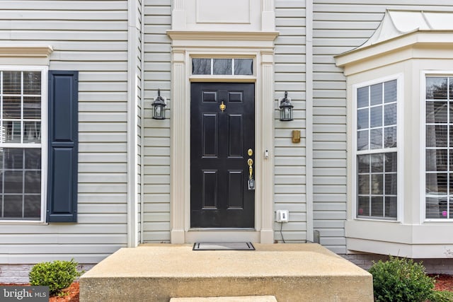 view of property entrance
