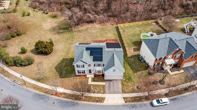 drone / aerial view