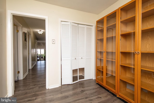 interior space with a sauna