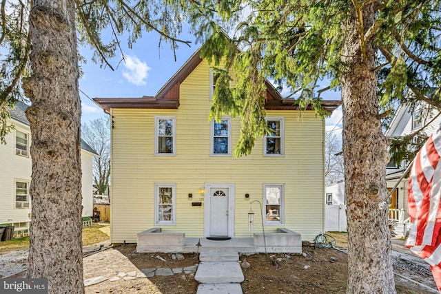 view of front of home