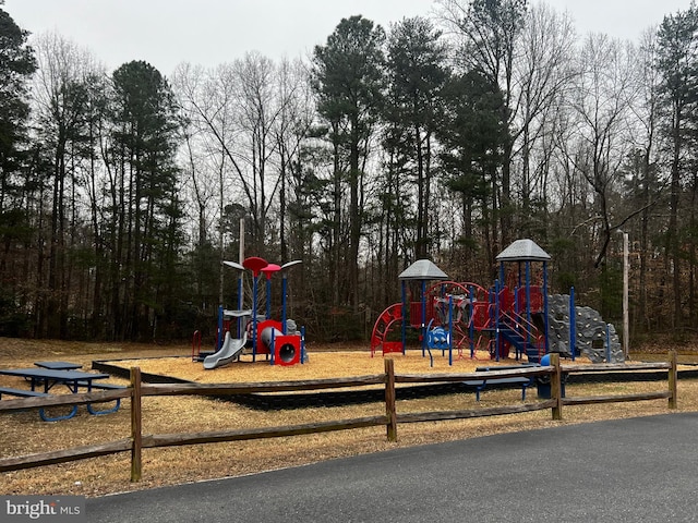 view of communal playground