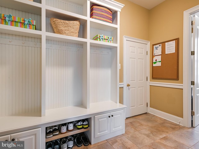 view of mudroom