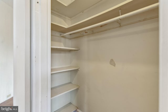 view of closet