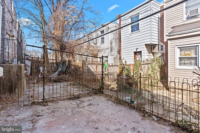 exterior space featuring fence