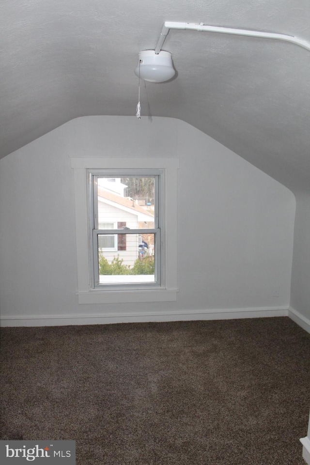 208 S Brewster Rd, Vineland, NJ 08361 - bonus room with baseboards, carpet flooring, and vaulted ceiling
