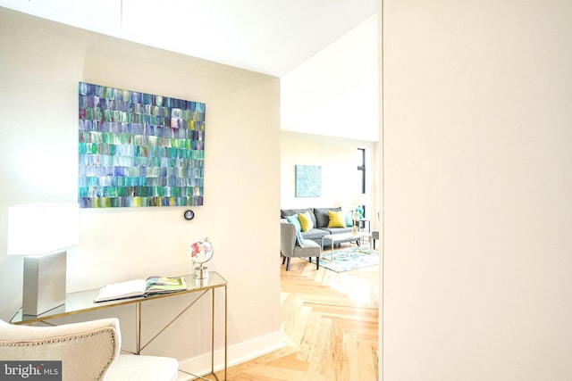 1345 K St SE Unit 406, Washington, DC 20003 - hallway with baseboards