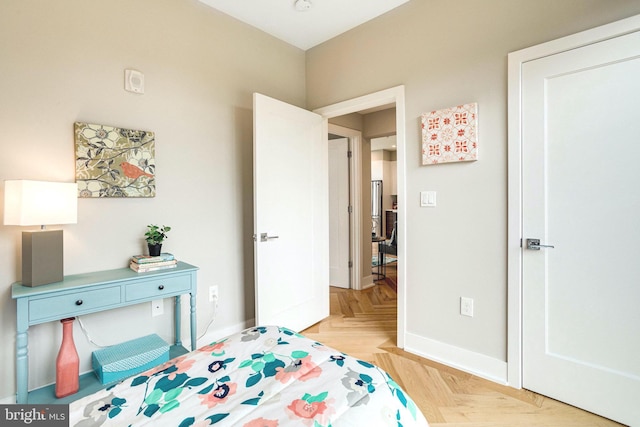 1345 K St SE Unit 406, Washington, DC 20003 - bedroom featuring baseboards