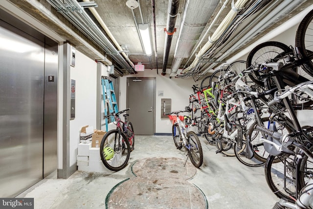 1345 K St SE Unit 406, Washington, DC 20003 - garage with elevator