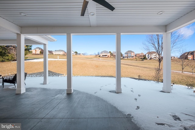 286 Claremont Ave, Harrisonburg, VA 22801 - view of patio with a ceiling fan