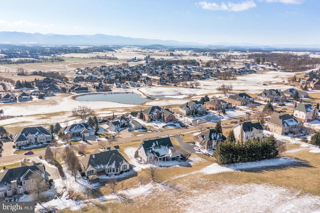 286 Claremont Ave, Harrisonburg, VA 22801 - drone / aerial view featuring a mountain view and a residential view