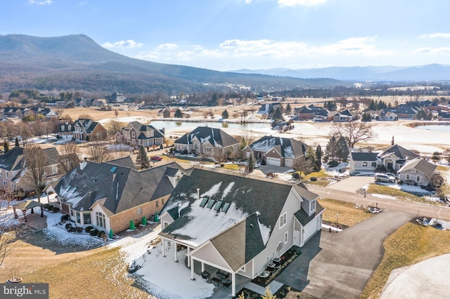 286 Claremont Ave, Harrisonburg, VA 22801 - bird's eye view with a mountain view and a residential view