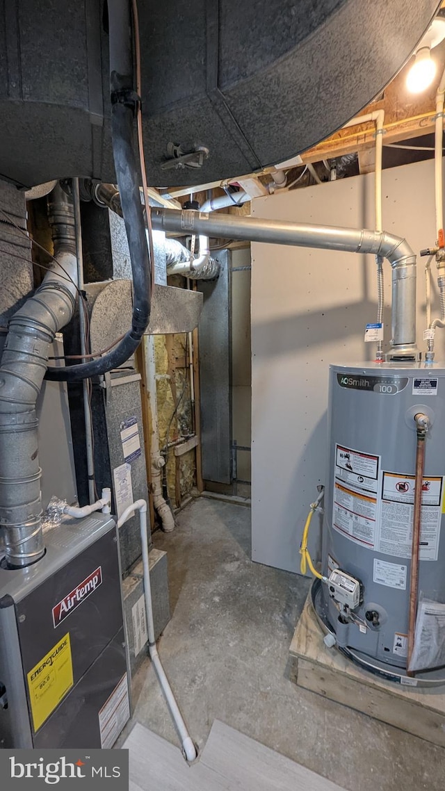 utilities with gas water heater