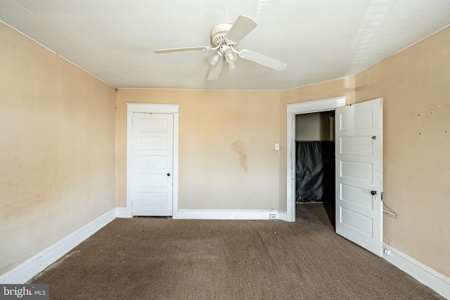 1121 E 22nd St, Wilmington, DE 19802 - unfurnished room with a ceiling fan, baseboards, and carpet