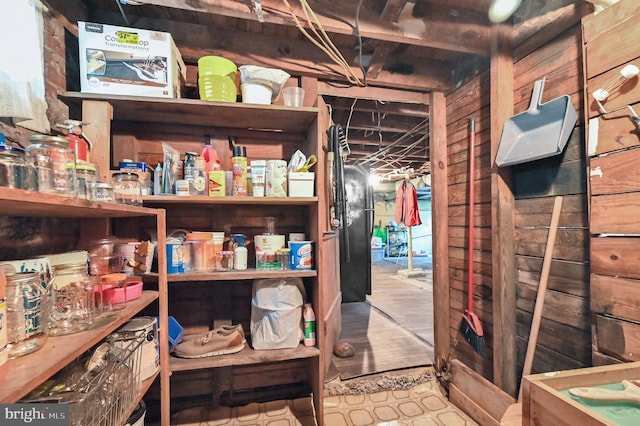 view of storage room