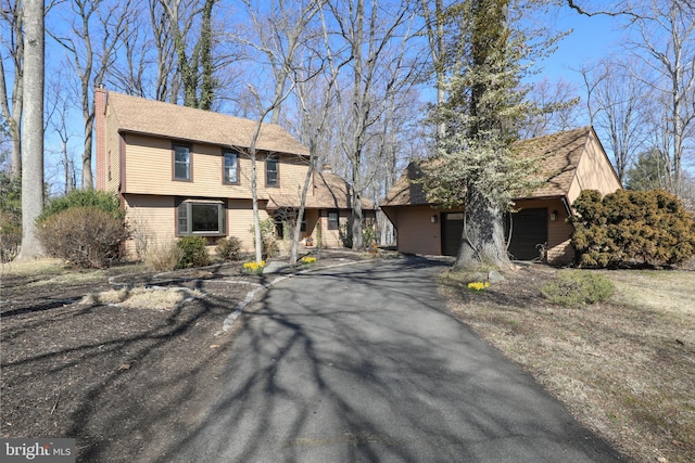 colonial house with driveway