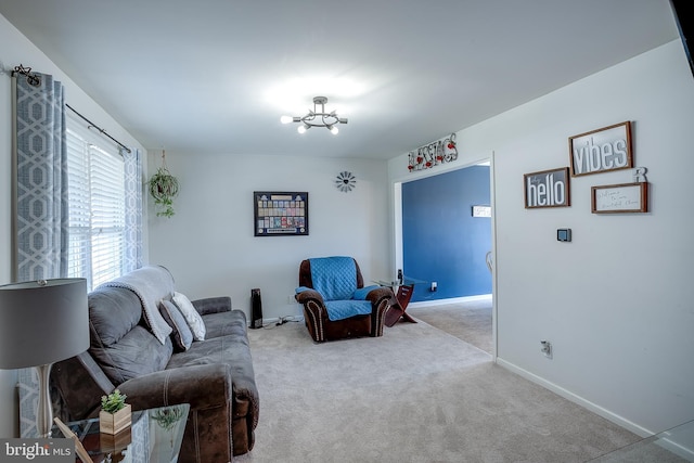 1107 Liberty Ave, Vineland, NJ 08360 - carpeted living area with baseboards