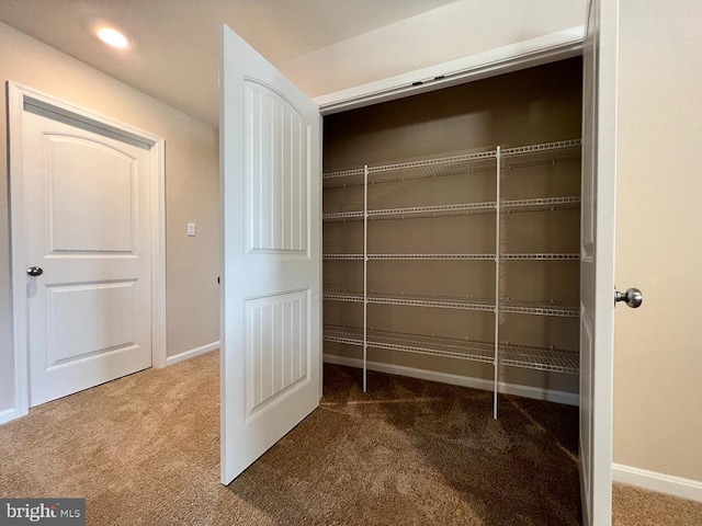 view of closet