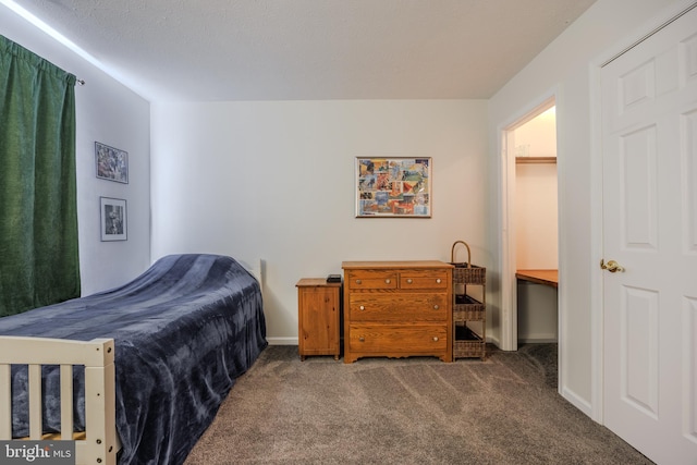 bedroom with carpet floors