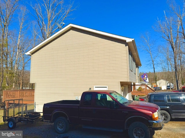 view of side of property