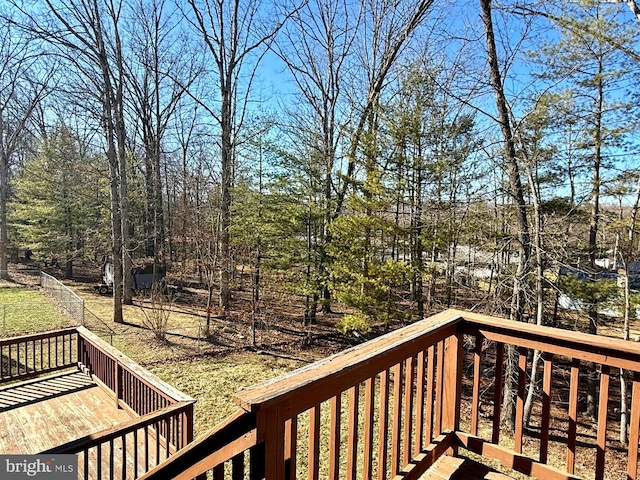 view of deck