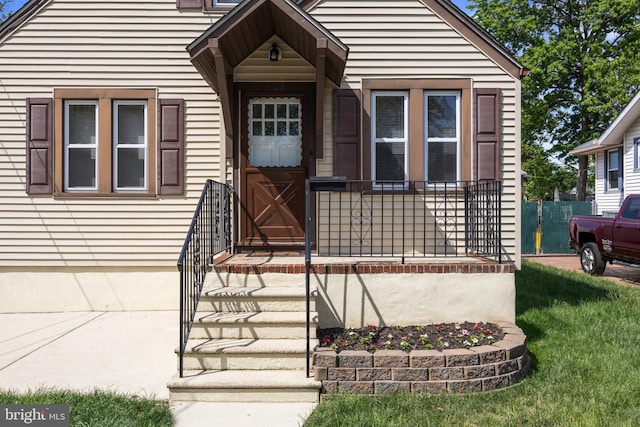 view of front of home