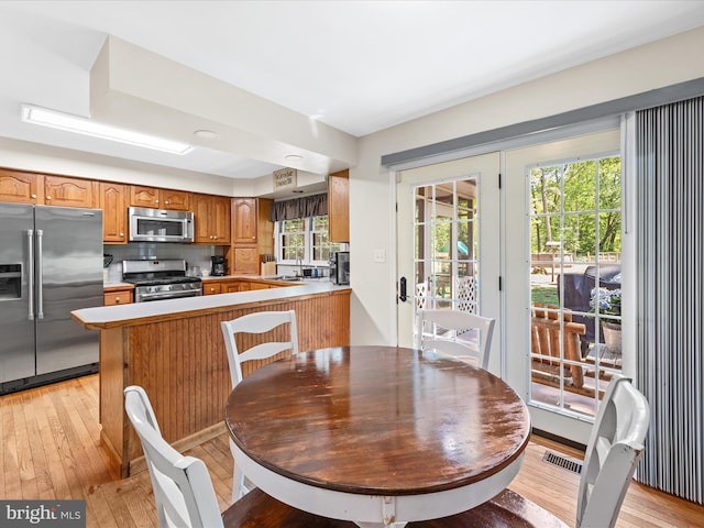 2446 Saint Lukes Rd, Salisbury, MD 21804 - dining room with light wood-type flooring
