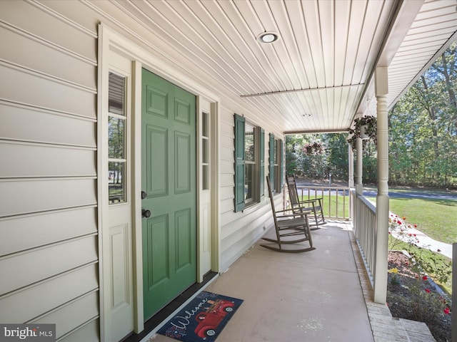 2446 Saint Lukes Rd, Salisbury, MD 21804 - doorway to property with covered porch