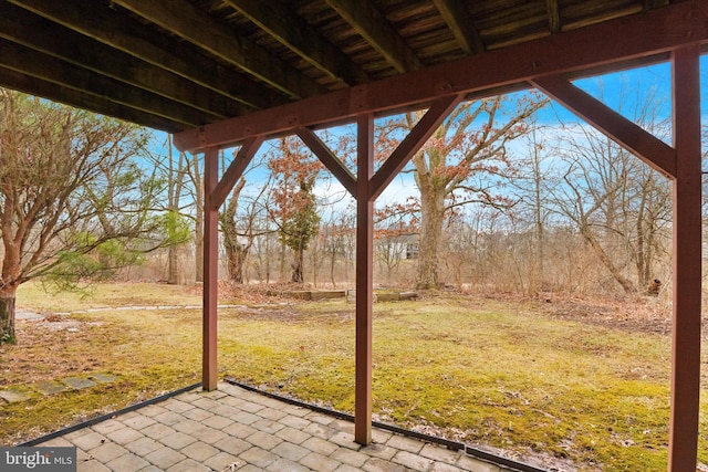 exterior space with a patio area