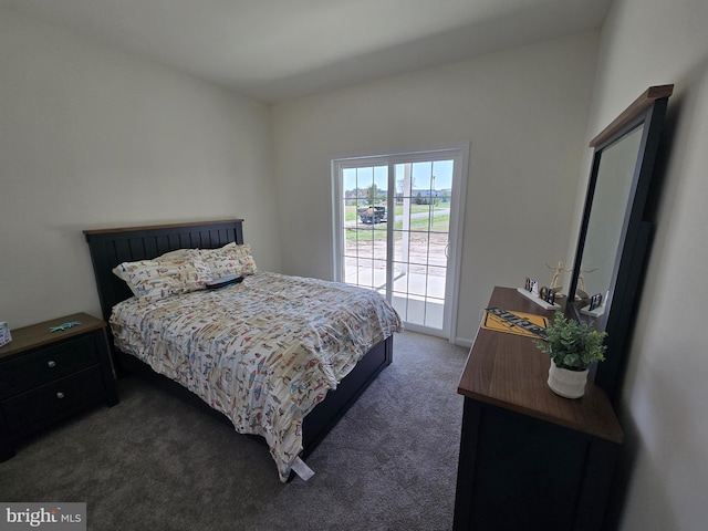 32912 Tern Cv, Long Neck, DE 19966 - bedroom with access to exterior and dark colored carpet