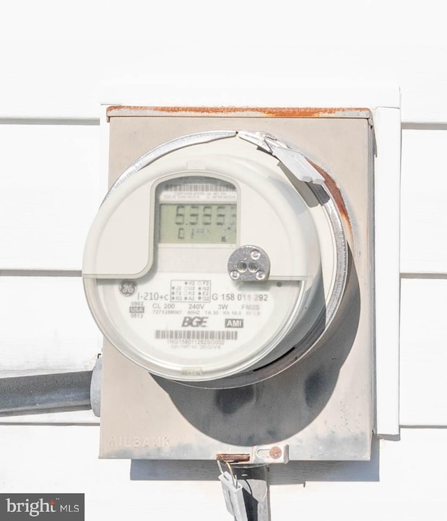 details featuring electric meter