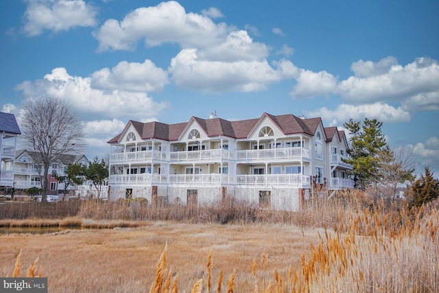 view of rear view of property