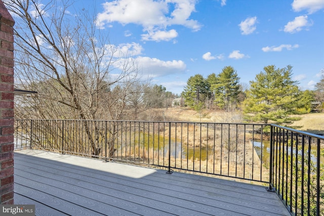 view of deck