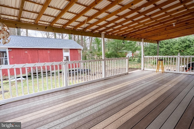 view of deck