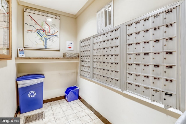 view of property's community featuring mail area and visible vents