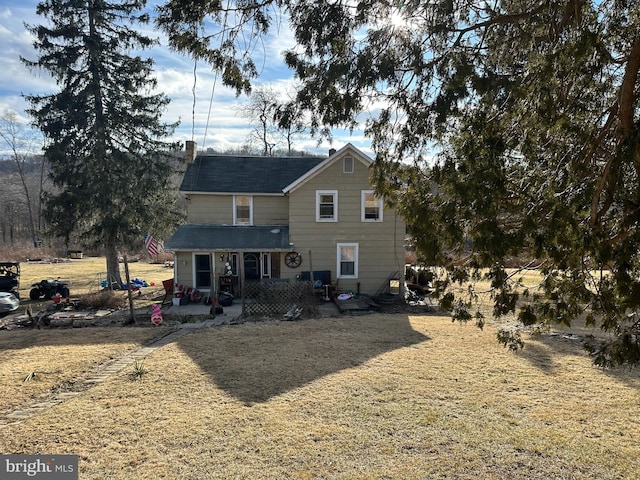 view of rear view of house