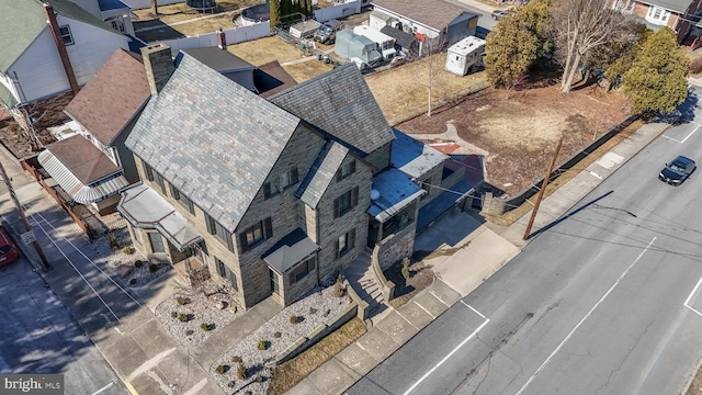 birds eye view of property featuring a residential view