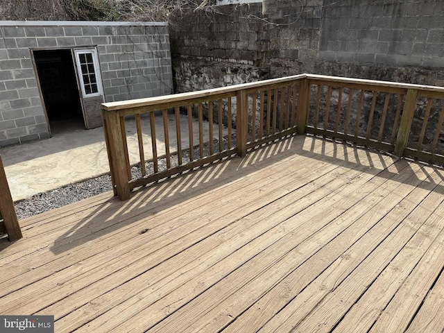 view of deck